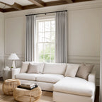 Alex 100% Blackout Linen Look Curtains
