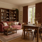 Alex 100% Blackout Linen Look Curtains