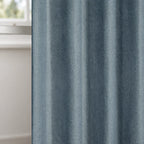 Alex 100% Blackout Linen Look Curtains