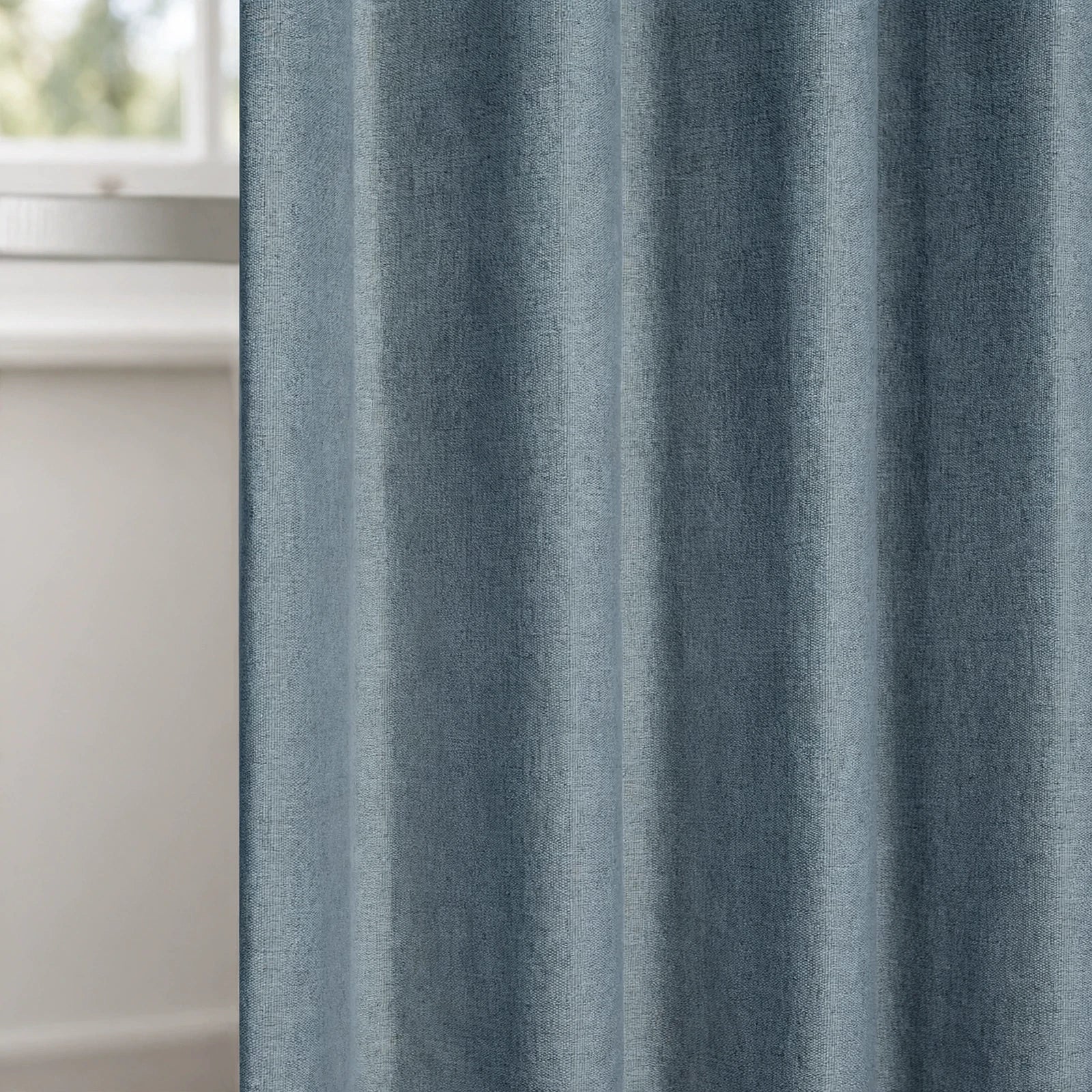 Alex 100% Blackout Linen Look Curtains