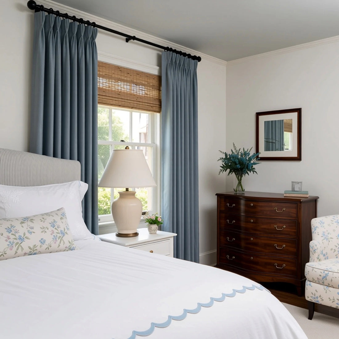 Alex 100% Blackout Linen Look Curtains