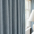 Alex 100% Blackout Linen Look Curtains