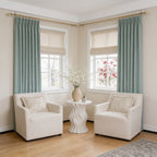 Alex 100% Blackout Linen Look Curtains