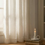 Ashley Cotton Semi Sheer Curtains