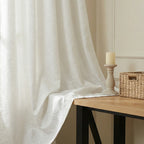 Ashley Cotton Semi Sheer Curtains