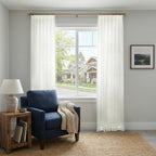 Ashley Cotton Semi Sheer Curtains