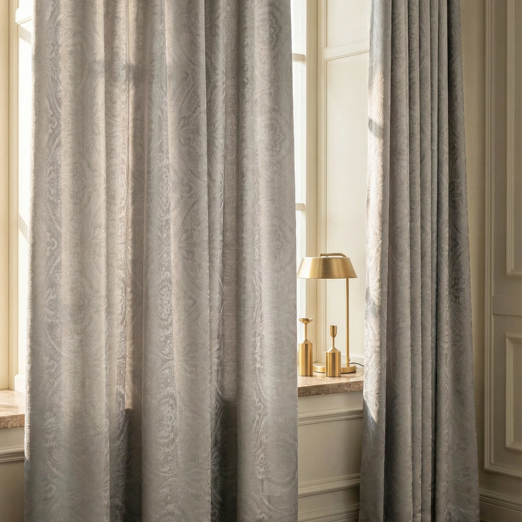 Ashley Cotton Semi Sheer Curtains