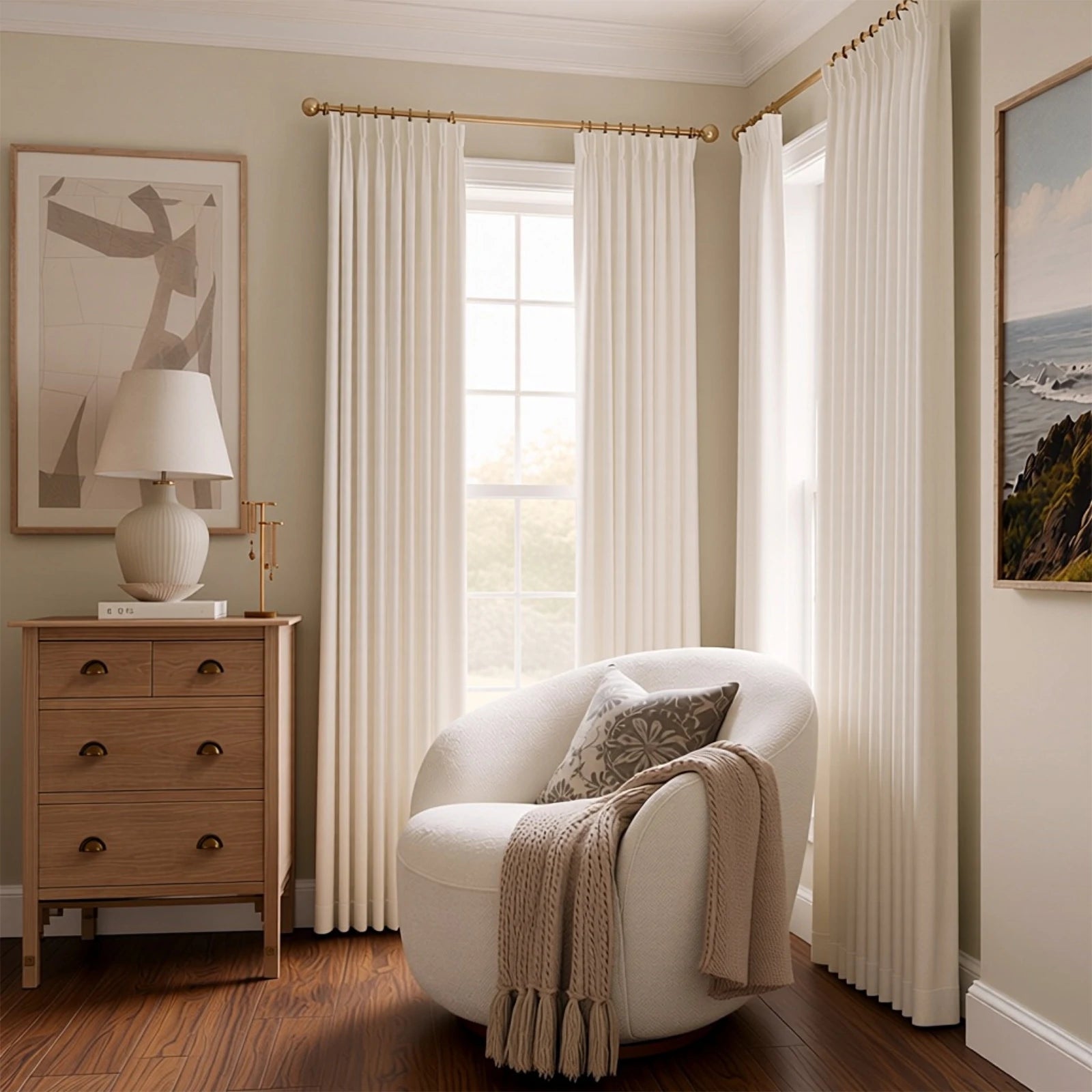 Bennett Linen Blend Curtains