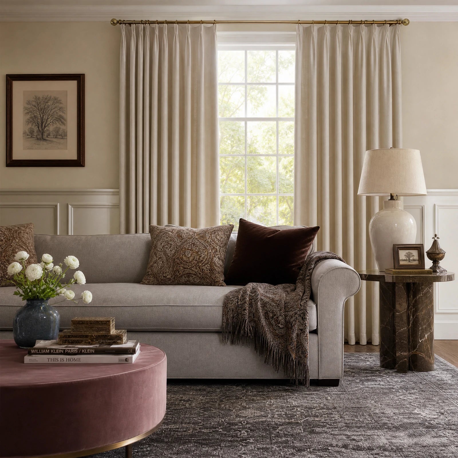 Bennett Linen Blend Curtains