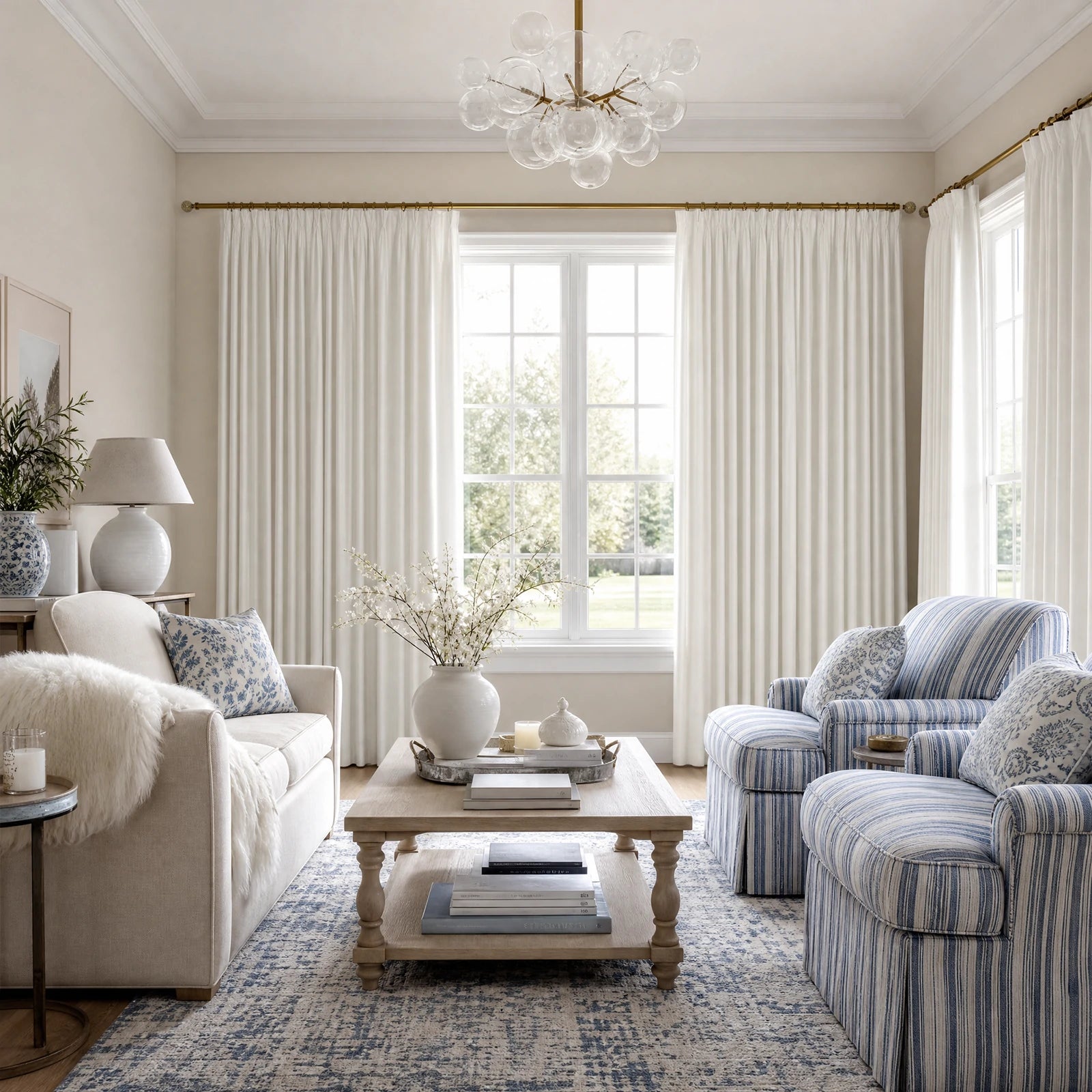 Bennett Linen Blend Curtains