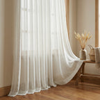 Blair Striped Semi Sheer Curtains