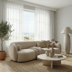 Blair Striped Semi Sheer Curtains