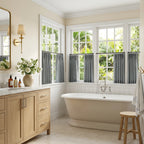 Jasper Linen Blend Cafe Curtains