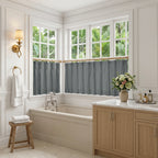 Jasper Linen Blend Cafe Curtains