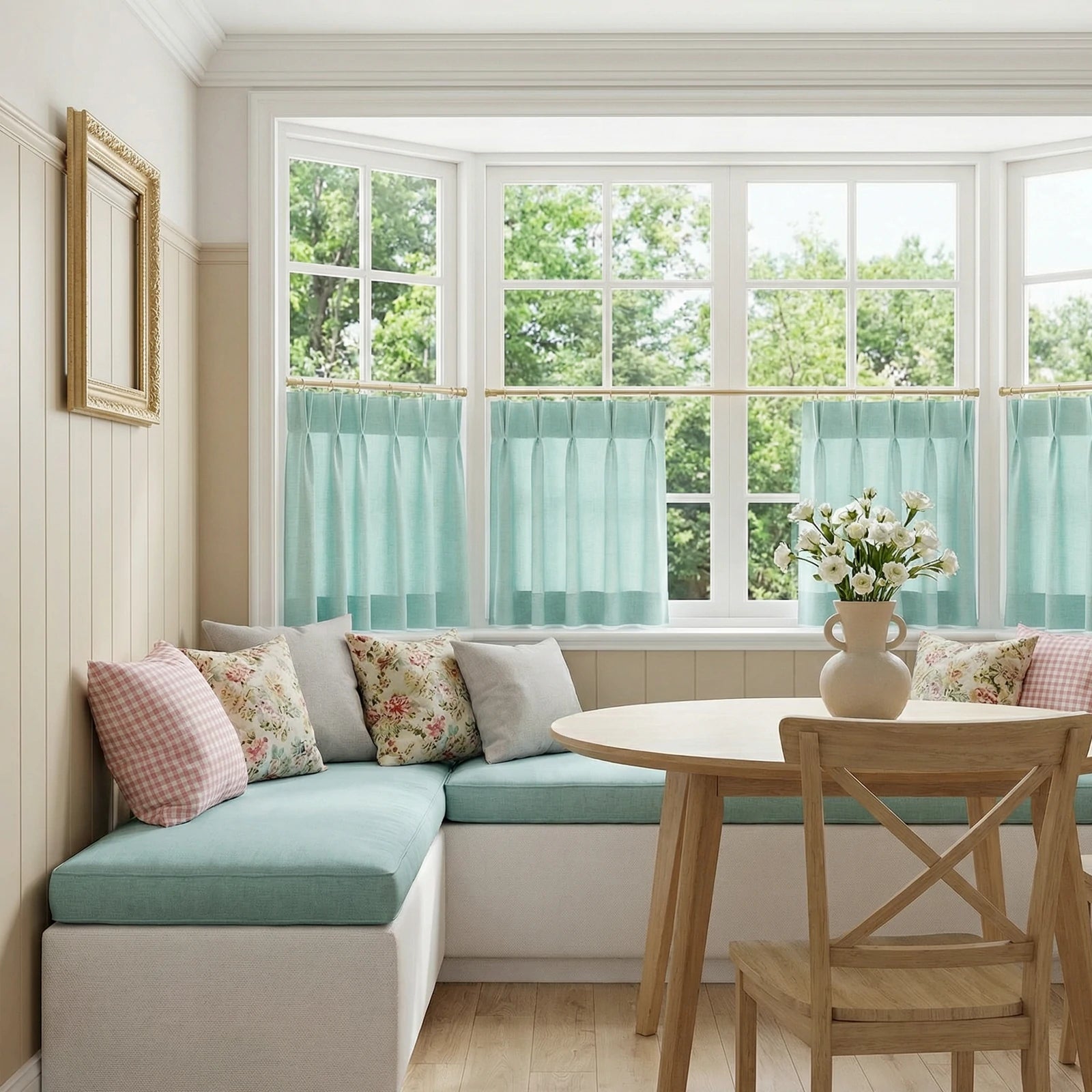 Jasper Linen Blend Cafe Curtains