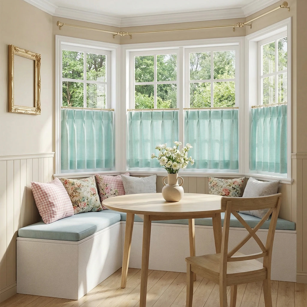 Jasper Linen Blend Cafe Curtains