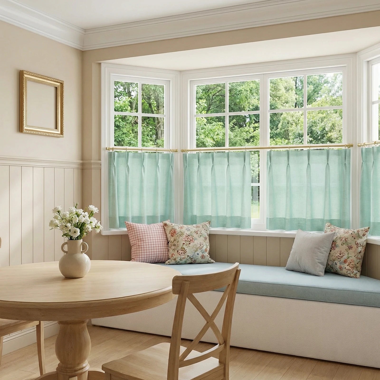 Jasper Linen Blend Cafe Curtains