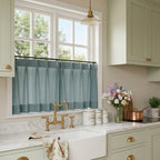 Jasper Linen Blend Cafe Curtains