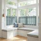 Jasper Linen Blend Cafe Curtains