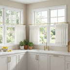 Jasper Linen Blend Cafe Curtains
