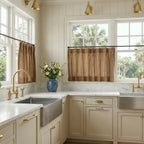 Jasper Linen Blend Cafe Curtains