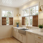 Jasper Linen Blend Cafe Curtains