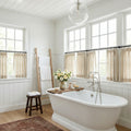 Jasper Linen Blend Cafe Curtains