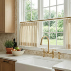 Jasper Linen Blend Cafe Curtains