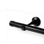 Wall-mounted curtain rod (side view)