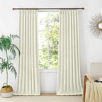 Caleb Custom Curtains Cream Front