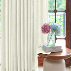 Caleb Custom Curtains Cream Display