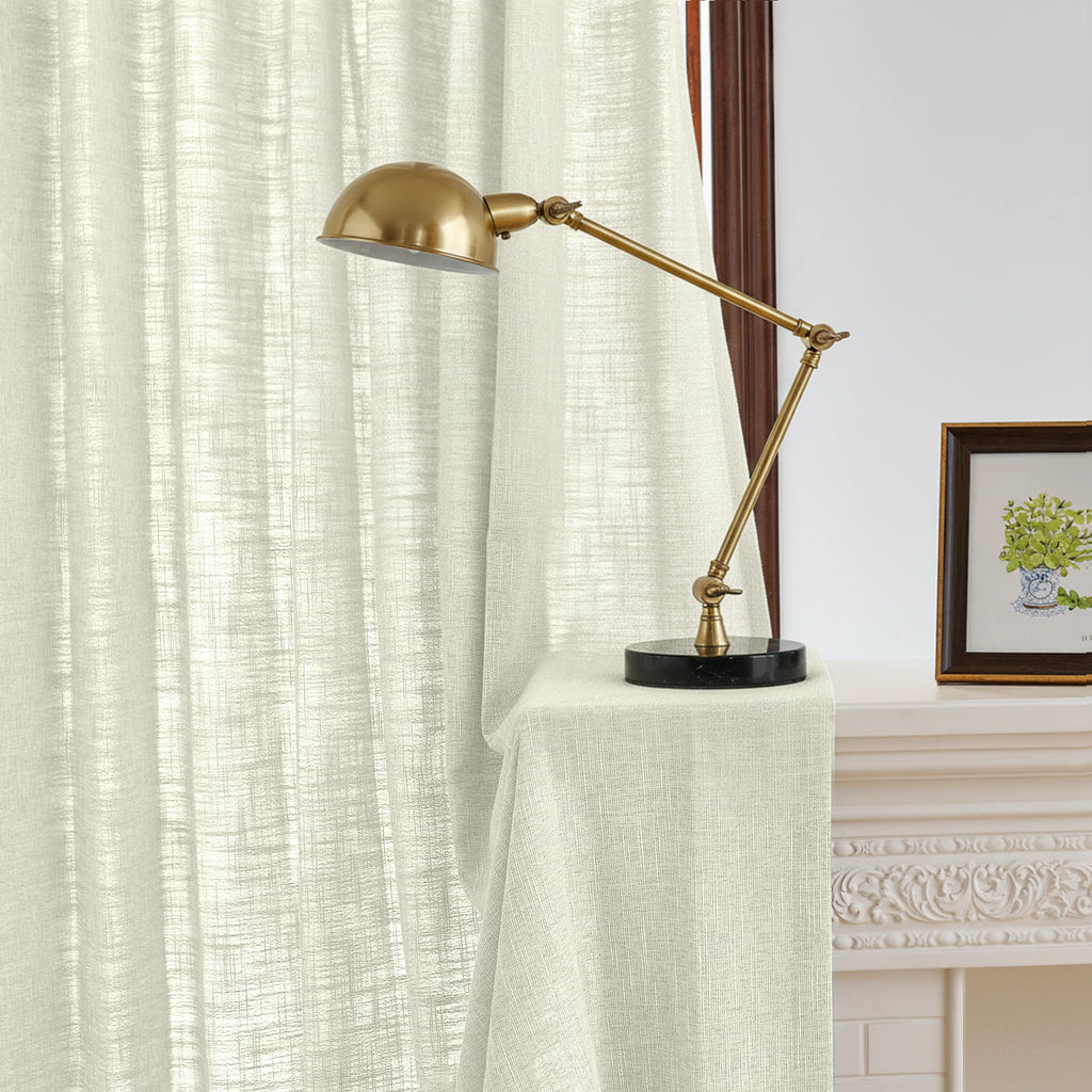 Caleb Custom Curtains Cream Details