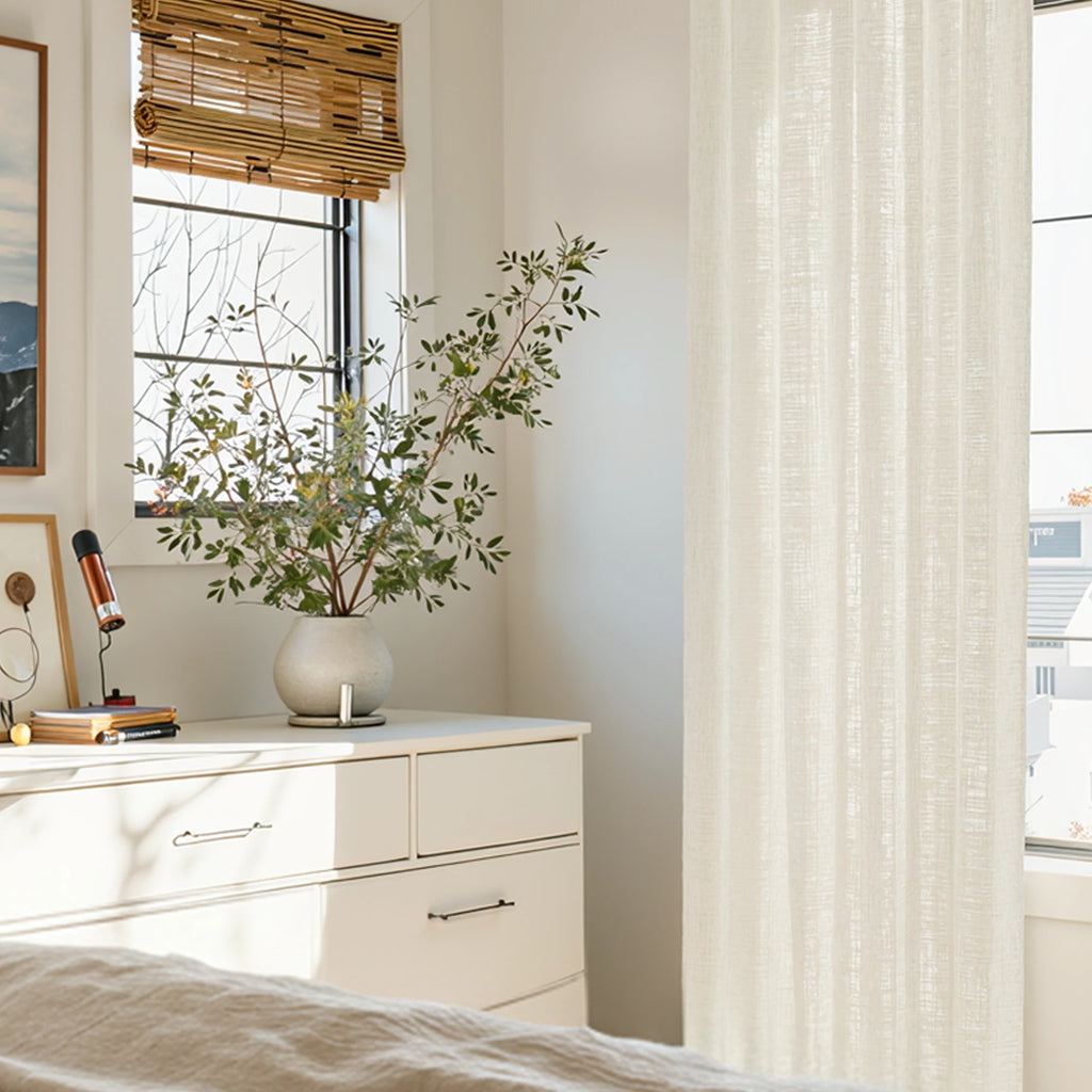 Caleb Custom Curtains Cream Details