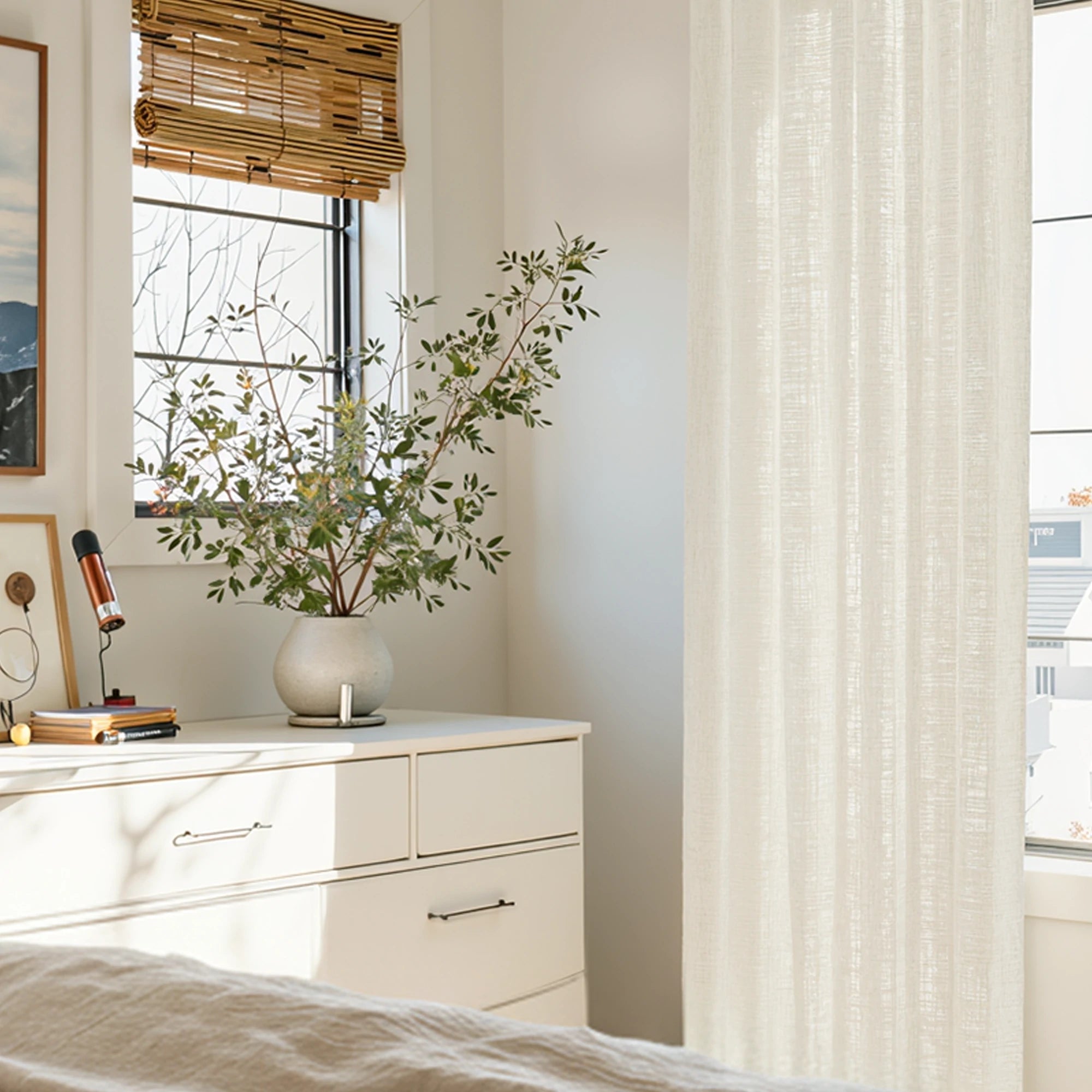 Caleb Custom Curtains Cream Details