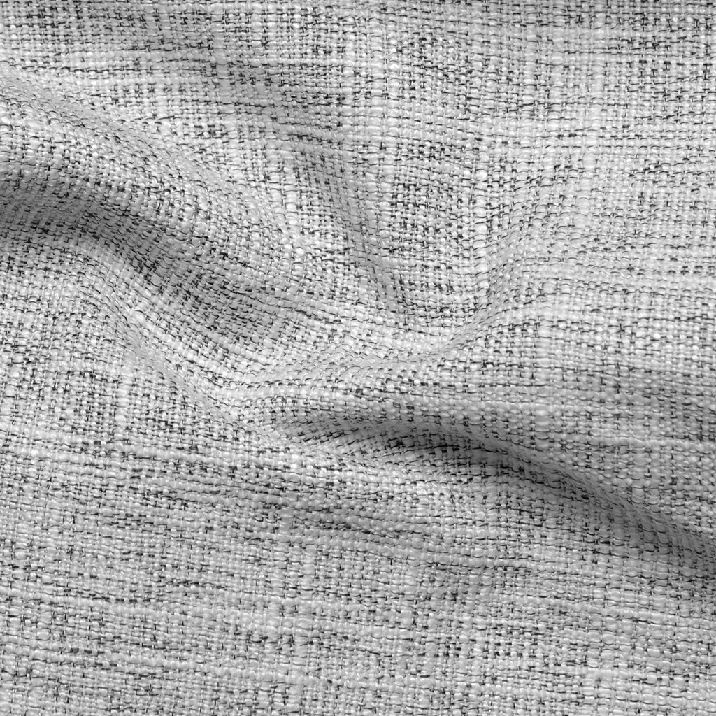 Caleb Custom Curtains Creamy Gray Fabric Details