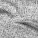 Caleb Custom Curtains Creamy Gray Fabric Details