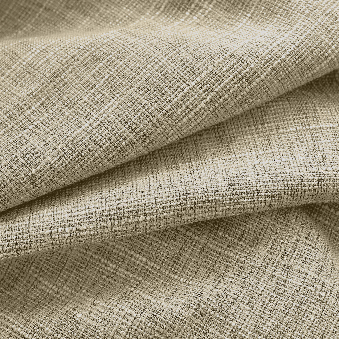Caleb Custom Curtains Khaki Fabric Details