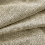 Caleb Custom Curtains Khaki Fabric Details