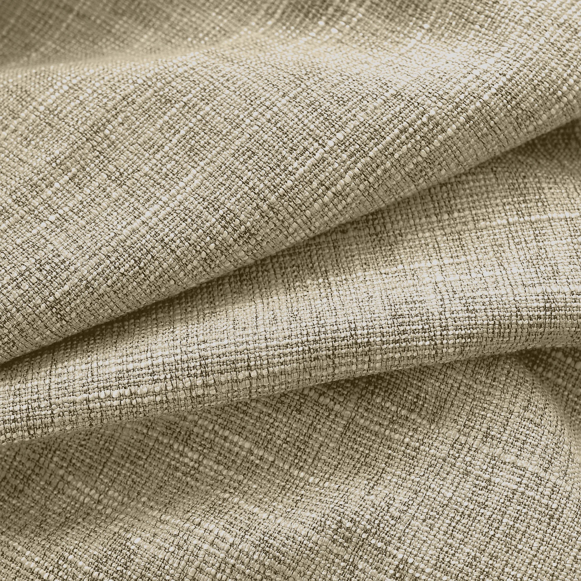 Caleb Custom Curtains Khaki Fabric Details