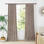 Caleb Custom Curtains Light Coffee Front