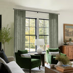Caleb Custom Curtains Moss Gray