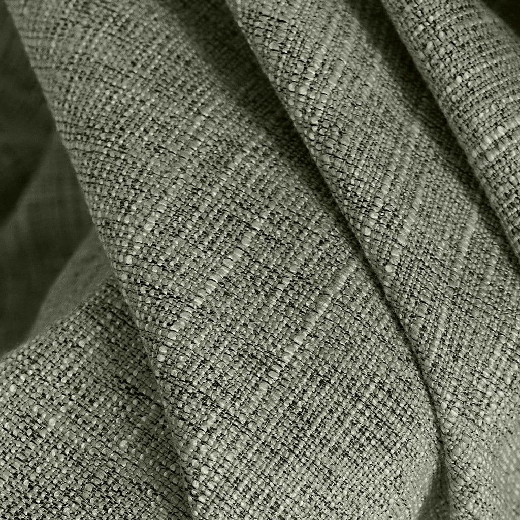 Caleb Custom Curtains Moss Gray Fabric Details