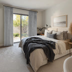Caleb Custom Curtains Neutral Gray