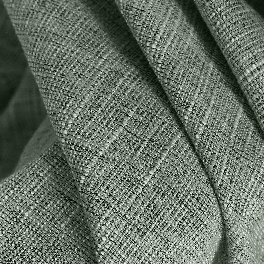 Caleb Custom Curtains Light Smoky Gray Fabric Details