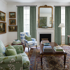 Caleb Custom Curtains Light Smoky Gray Diaplay