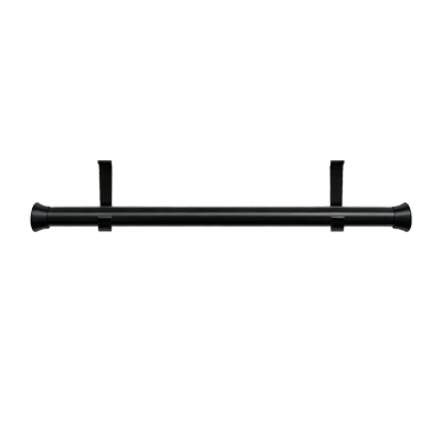 Custom curtain rod ceiling installation