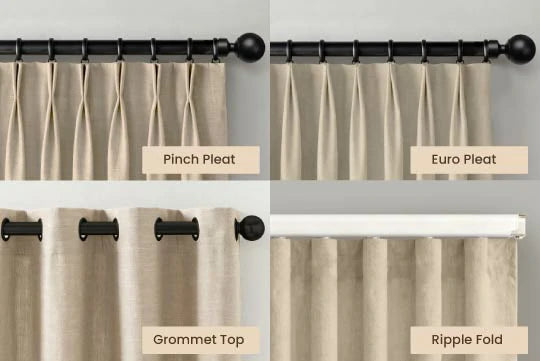 Curtains Header Style Guides