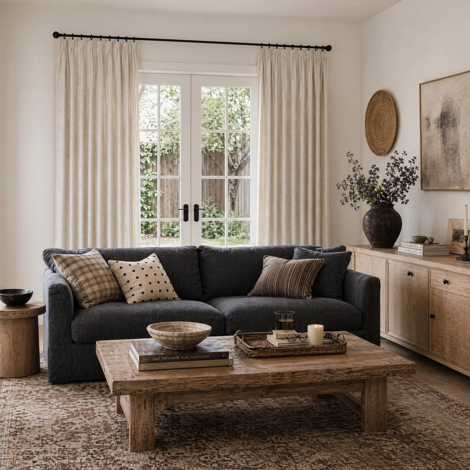Dale Dimensional Cotton-Linen Textured Curtains