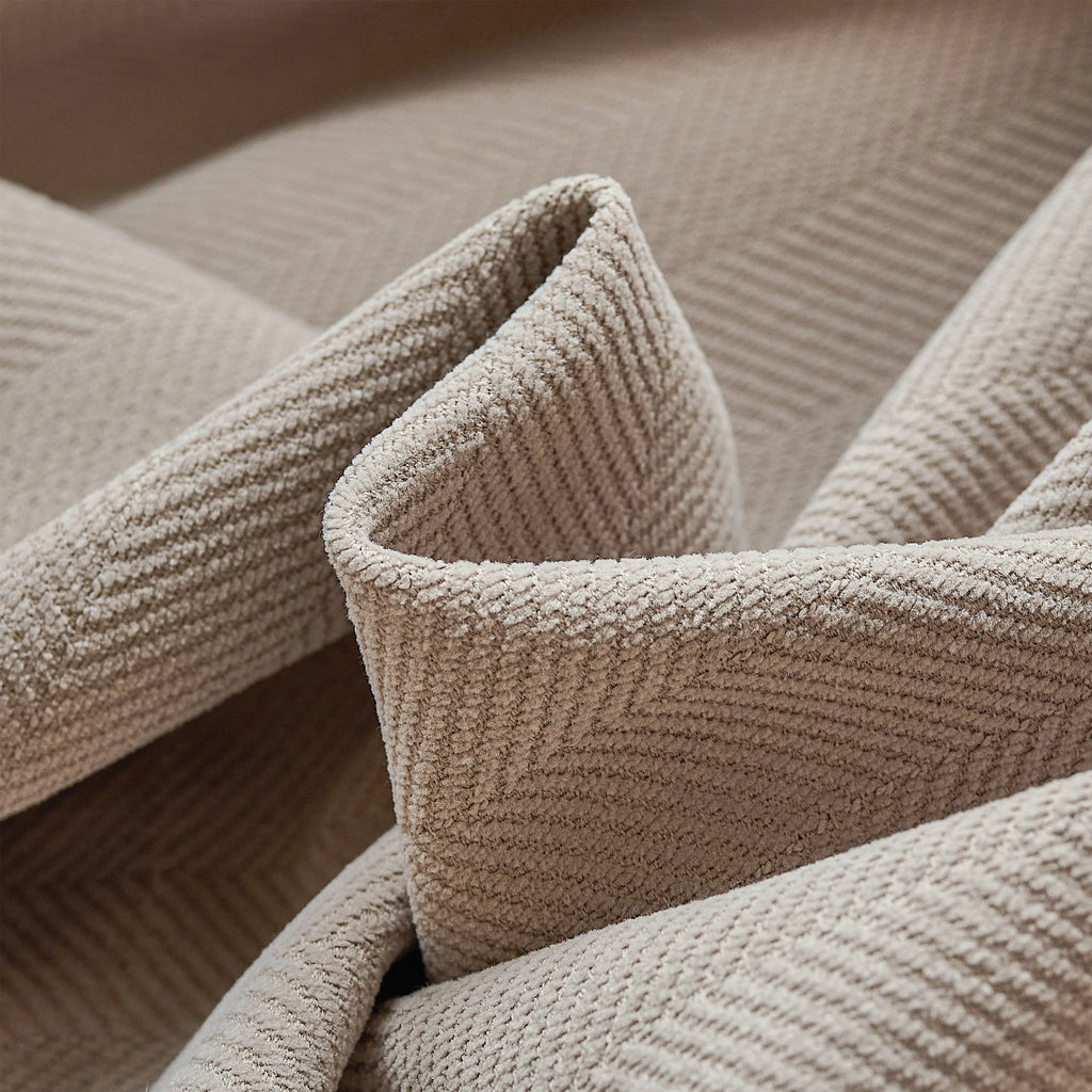 Declan Curtains Light Coffee Fabric