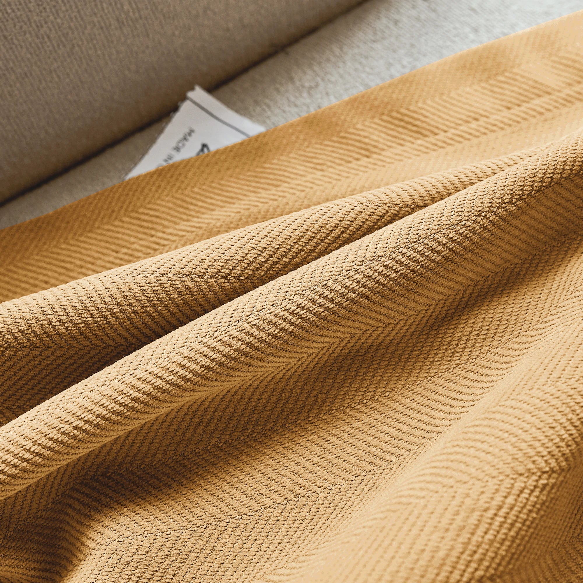 Declan Curtains Autumn Leaves Fabric 